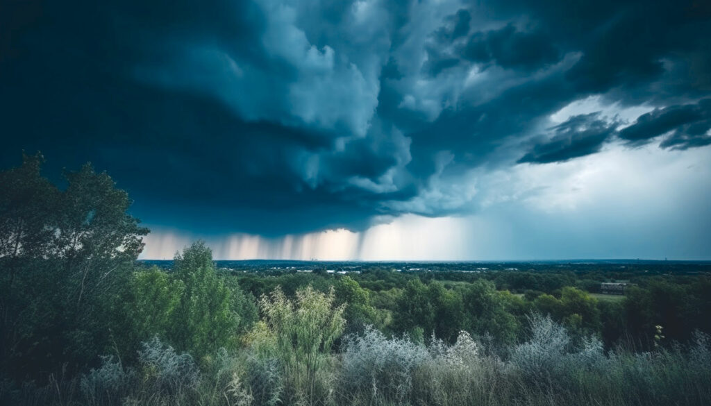 spooky-forest-moody-sky-electricity-strikes-tree-generative-ai